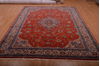 Sarouk Red Hand Knotted 68 X 98 Area Rug 100-75166 Thumb 1