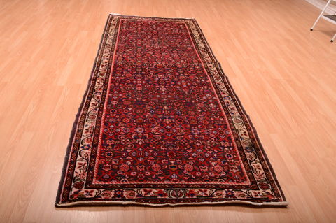Hossein Abad Red Runner Hand Knotted 311 X 1011 Area Rug 100-75188 Image 6