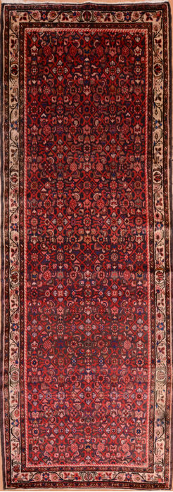 Hossein Abad Red Runner Hand Knotted 311 X 1011 Area Rug 100-75188 Image 0