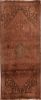 Shiraz Brown Runner Hand Knotted 33 X 67  Area Rug 155-75207 Thumb 0