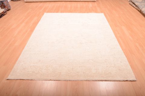 Chobi Beige Hand Knotted 55 X 80 Area Rug 100-75221 Image 10