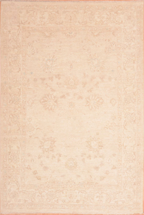 Chobi Beige Hand Knotted 55 X 80 Area Rug 100-75221 Image 0