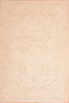 Pakistani Chobi Beige Rectangle 5x8 ft Wool Carpet 75221