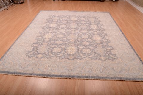 Chobi Blue Hand Knotted 81 X 99 Area Rug 100-75226 Image 5