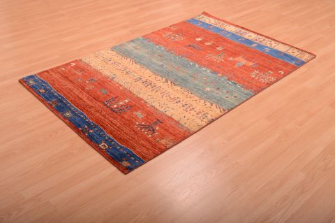 Gabbeh Multicolor Hand Knotted 311 X 63 Area Rug 100-75233 Image 2