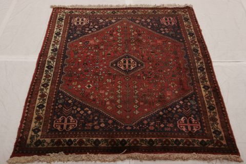 Abadeh Multicolor Hand Knotted 34 X 46 Area Rug 100-75256 Image 1