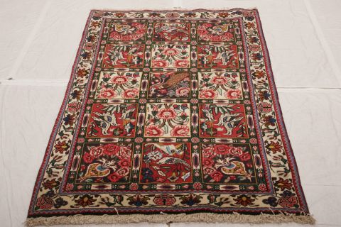 Bakhtiar Multicolor Hand Knotted 36 X 54 Area Rug 155-75258 Image 2