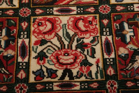 Bakhtiar Multicolor Hand Knotted 36 X 54 Area Rug 155-75258 Image 6