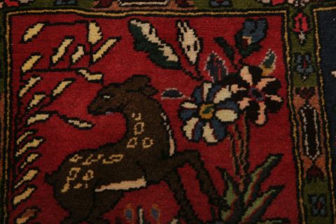 Bakhtiar Multicolor Hand Knotted 35 X 53 Area Rug 155-75267 Image 5