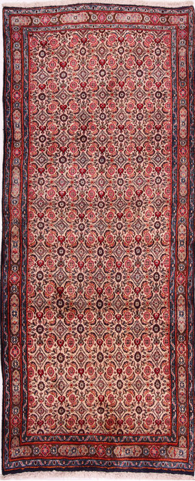 Mood Multicolor Runner Hand Knotted 34 X 77  Area Rug 155-75274 Image 0