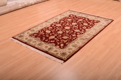 Jaipur Red Hand Knotted 40 X 60 Area Rug 100-75275 Image 3