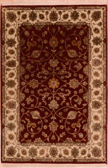 Jaipur Red Hand Knotted 40 X 60 Area Rug 100-75275 Image 0