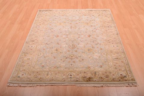 Jaipur Beige Hand Knotted 41 X 60 Area Rug 100-75277 Image 1