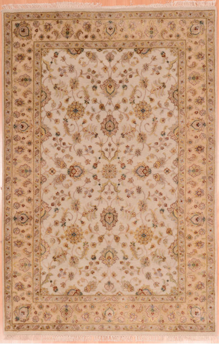 Jaipur Beige Hand Knotted 41 X 60 Area Rug 100-75277 Image 0