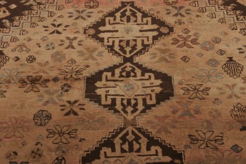 Shiraz Multicolor Hand Knotted 58 X 80  Area Rug 155-75280 Image 3