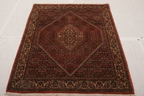 Bidjar Multicolor Hand Knotted 39 X 55  Area Rug 155-75296 Image 2