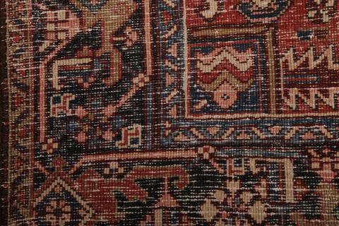 Heriz Multicolor Hand Knotted 76 X 810 Area Rug 155-75304 Image 10