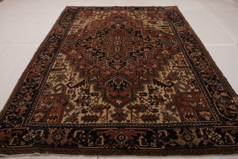 Heriz Multicolor Hand Knotted 76 X 810 Area Rug 155-75304 Image 3
