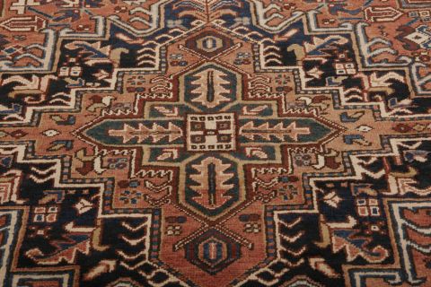 Heriz Multicolor Hand Knotted 76 X 810 Area Rug 155-75304 Image 4