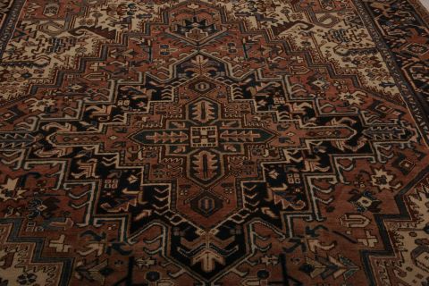 Heriz Multicolor Hand Knotted 76 X 810 Area Rug 155-75304 Image 5