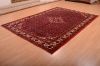 Hamedan Red Hand Knotted 611 X 100  Area Rug 100-75311 Thumb 3