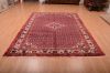 Hamedan Red Hand Knotted 611 X 100  Area Rug 100-75311 Thumb 4
