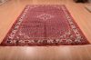 Hamedan Red Hand Knotted 611 X 100  Area Rug 100-75311 Thumb 5