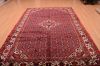 Hamedan Red Hand Knotted 611 X 100  Area Rug 100-75311 Thumb 7