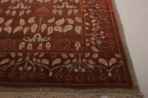 Oushak Multicolor Hand Knotted 90 X 120  Area Rug 155-75316 Image 5