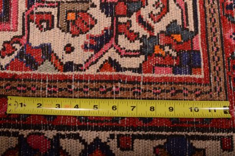 Hamedan Red Hand Knotted 611 X 100 Area Rug 100-75317 Image 10