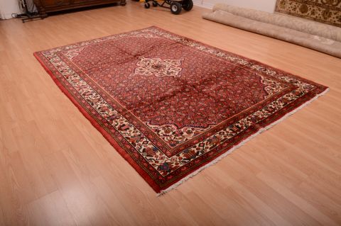 Hamedan Red Hand Knotted 611 X 100 Area Rug 100-75317 Image 5
