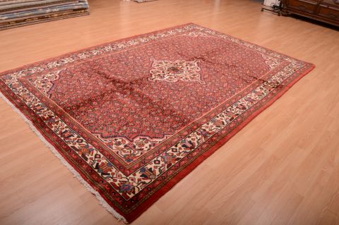 Hamedan Red Hand Knotted 611 X 100 Area Rug 100-75317 Image 6