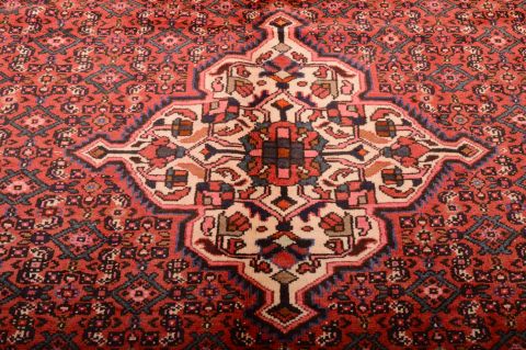 Hamedan Red Hand Knotted 611 X 100 Area Rug 100-75317 Image 7