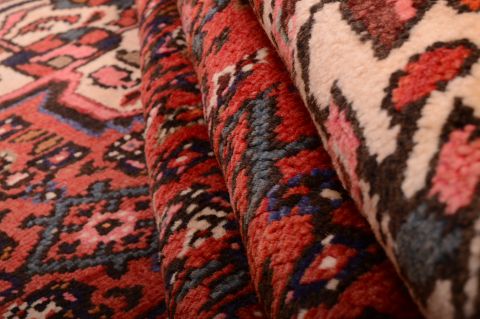 Hamedan Red Hand Knotted 611 X 100 Area Rug 100-75317 Image 8