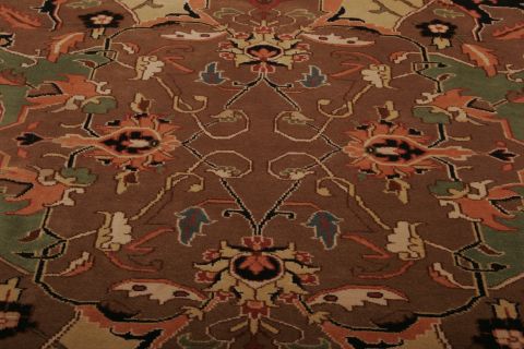 Oushak Multicolor Hand Knotted 811 X 117  Area Rug 155-75320 Image 3