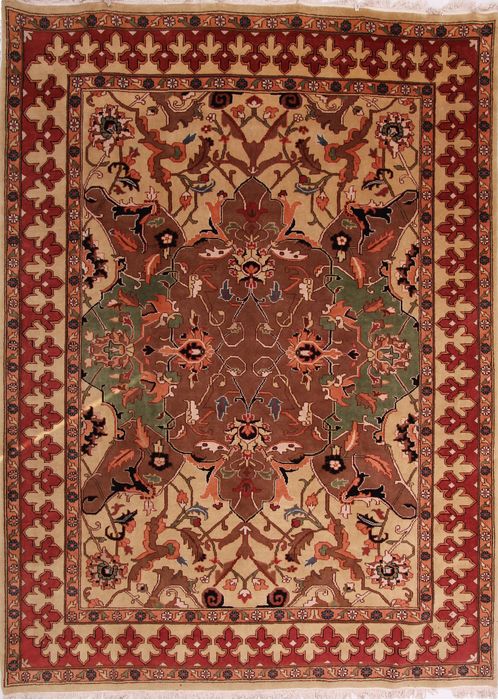 Oushak Multicolor Hand Knotted 811 X 117  Area Rug 155-75320 Image 0