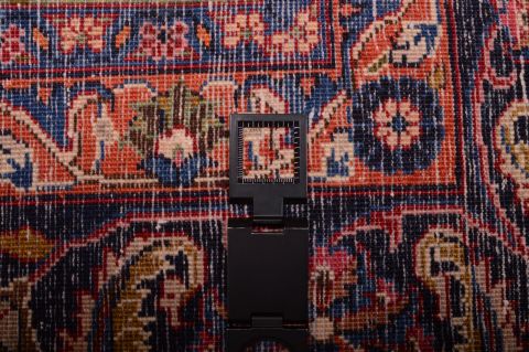 Mashad Red Hand Knotted 82 X 110 Area Rug 100-75321 Image 12