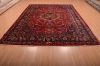 Mashad Red Hand Knotted 82 X 110 Area Rug 100-75321 Thumb 1