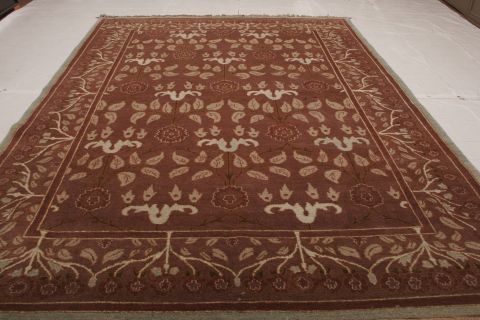 Oushak Multicolor Hand Knotted 91 X 127  Area Rug 155-75325 Image 1