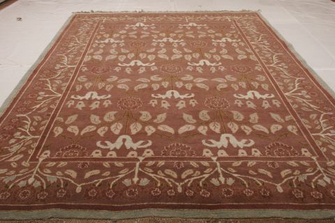 Oushak Multicolor Hand Knotted 91 X 127  Area Rug 155-75325 Image 2