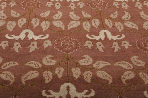 Oushak Multicolor Hand Knotted 91 X 127  Area Rug 155-75325 Image 4