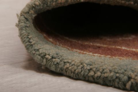 Oushak Multicolor Hand Knotted 91 X 127  Area Rug 155-75325 Image 7