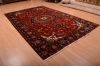 Heriz Red Hand Knotted 70 X 113 Area Rug 100-75328 Thumb 8