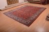 Sarouk Red Hand Knotted 84 X 115  Area Rug 100-75360 Thumb 2