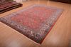 Sarouk Red Hand Knotted 84 X 115  Area Rug 100-75360 Thumb 7