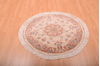 Tabriz Beige Round Hand Knotted 33 X 33  Area Rug 100-75363 Thumb 2