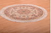 Tabriz Beige Round Hand Knotted 33 X 33  Area Rug 100-75363 Thumb 6