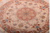 Tabriz Beige Round Hand Knotted 33 X 33  Area Rug 100-75363 Thumb 7