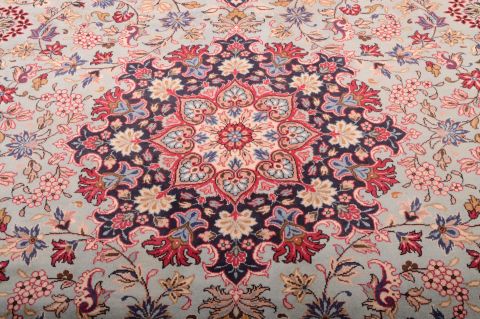 Yazd Beige Hand Knotted 80 X 112 Area Rug 100-75372 Image 8