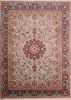 Yazd Beige Hand Knotted 80 X 112  Area Rug 100-75372 Thumb 0
